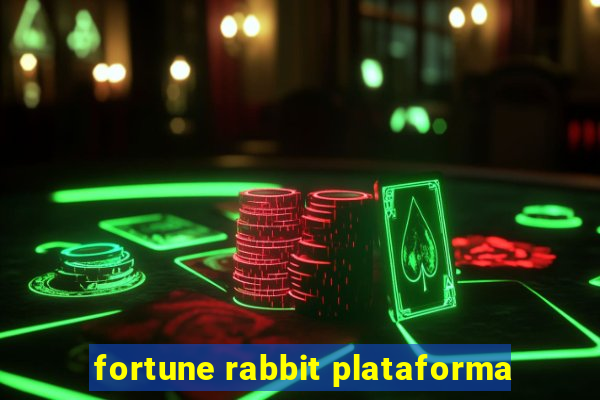 fortune rabbit plataforma